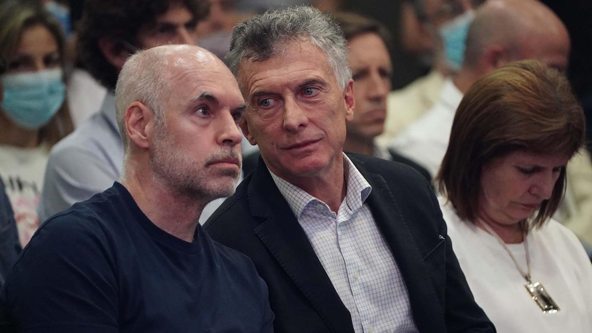 Horacio Rodríguez Larreta, Mauricio Macri y Patricia Bullrich.